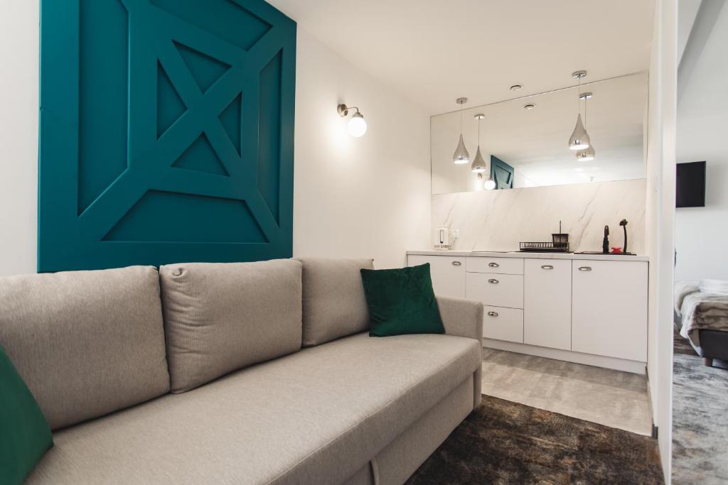 Wnętrze apartamentu Livin Łeba